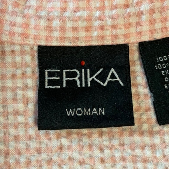 Erika Light Pink Sleeveless Button Down Shirt - Picture 7 of 10